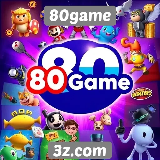 Plataforma 80game oferece ampla variedade de jogos