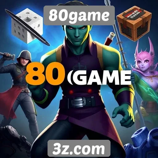 Variedade de jogos disponíveis no 80game